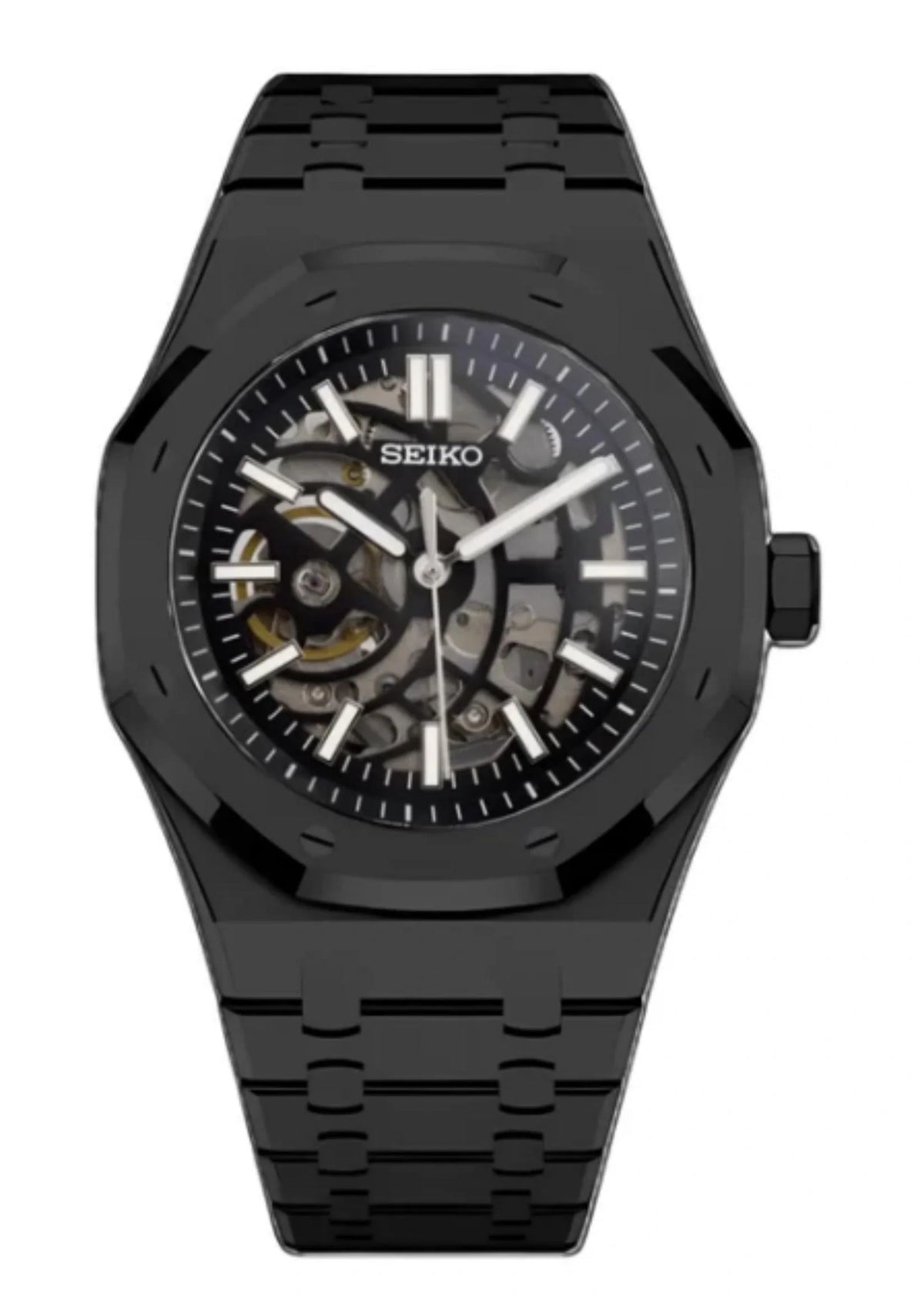 seiko mod royal oak skeleton hommage beiko france