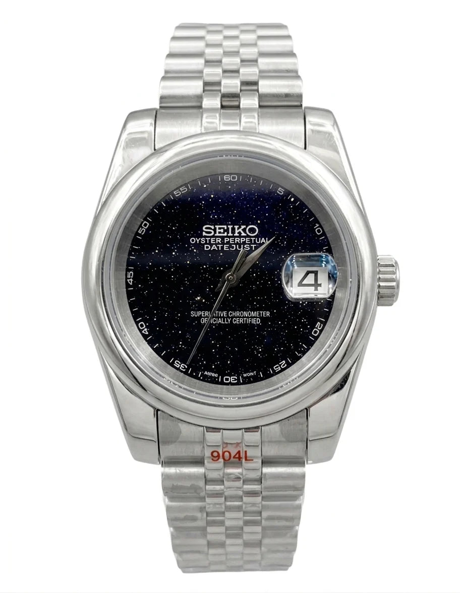 Seiko Mod classique date galaxie cadran - montre automatique