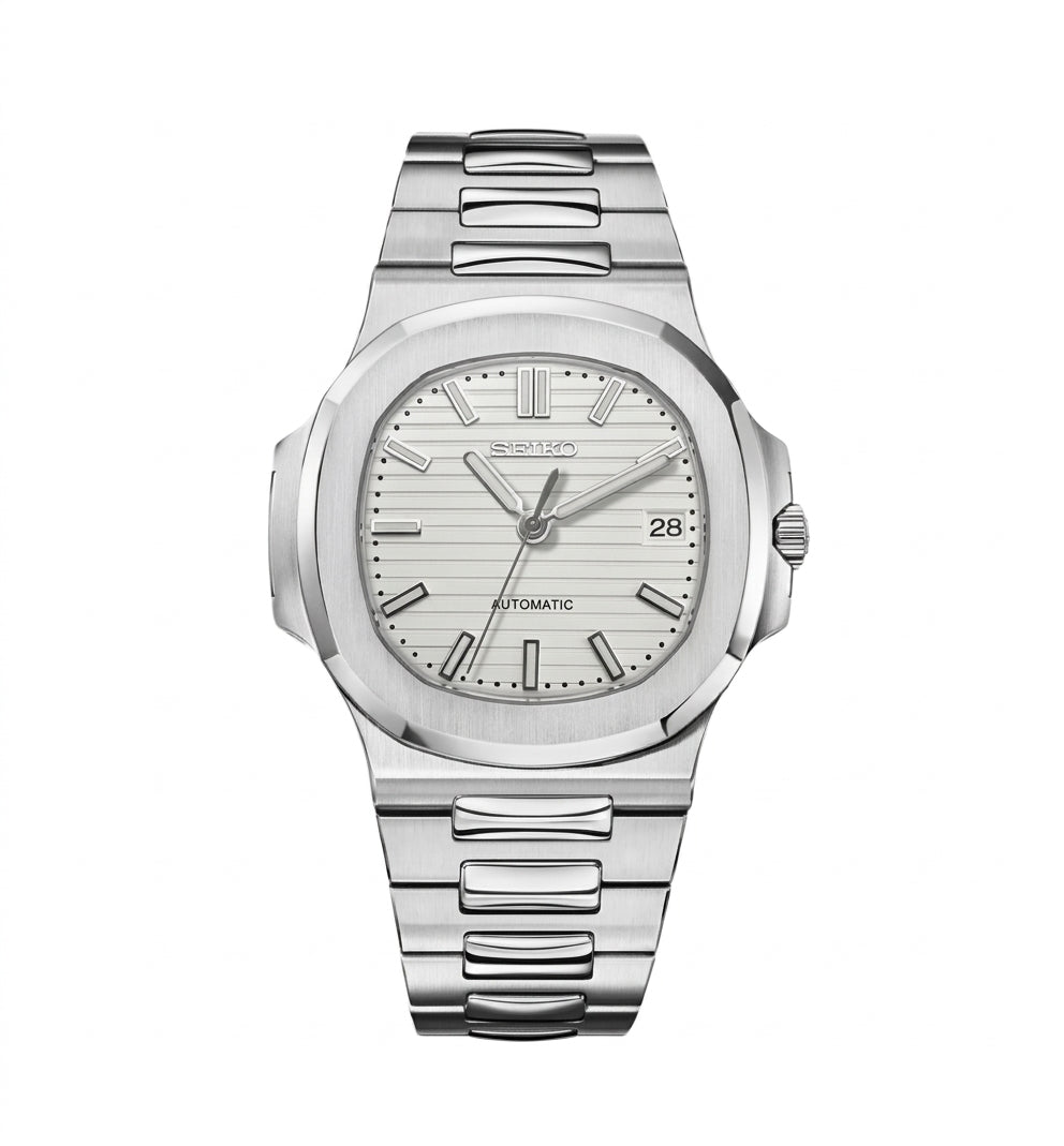 Beiko Nautilus Classique vue profil - Montre Seiko Mod automatique