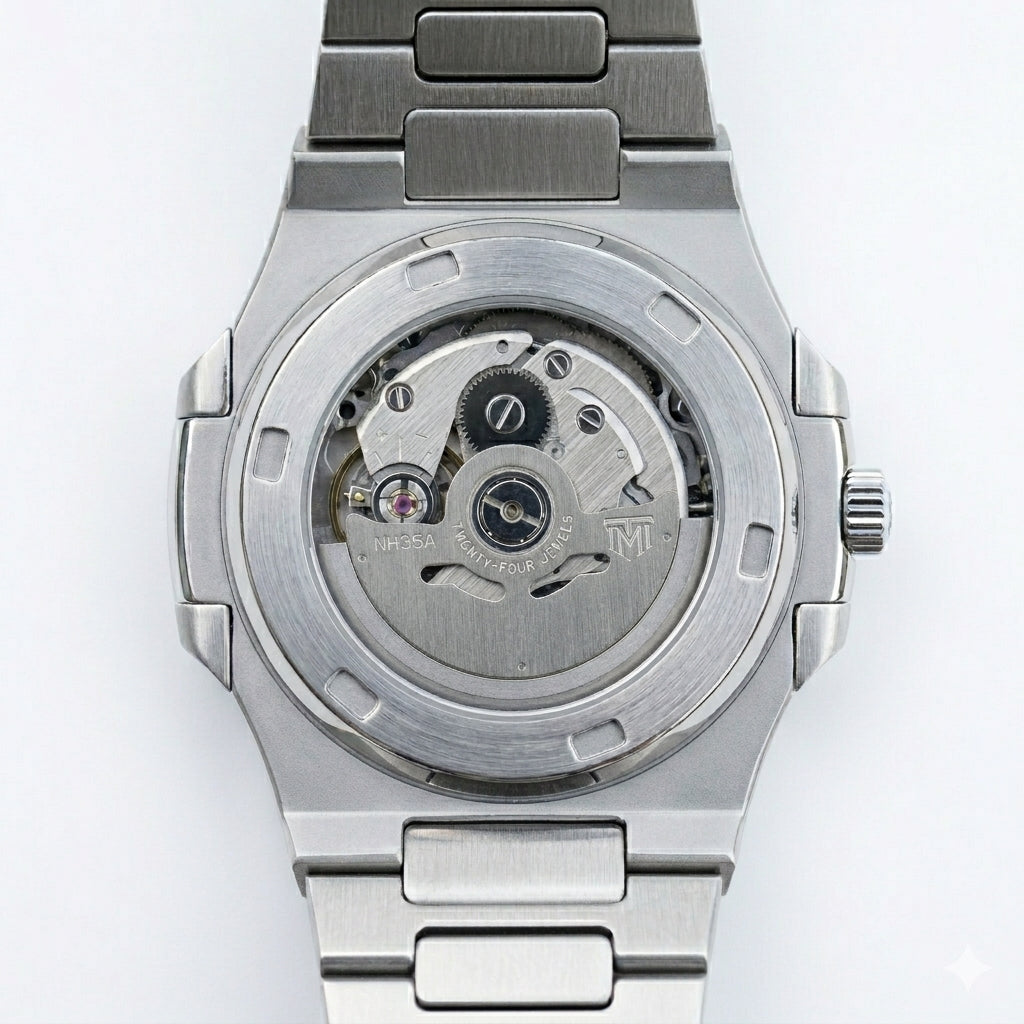 Beiko Nautilus Classique couronne - Montre Seiko Mod automatique