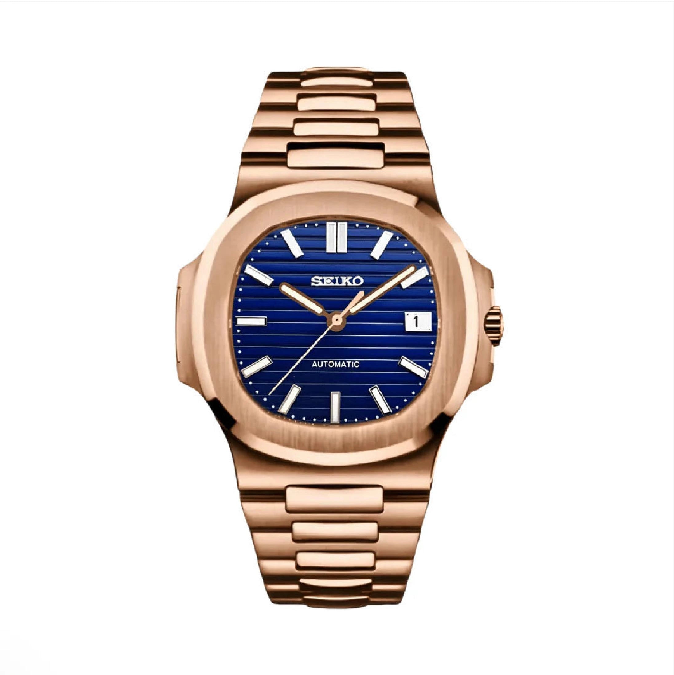 Hommage Nautilus Or Rose — Montre Seiko Automatique | BEIKO
