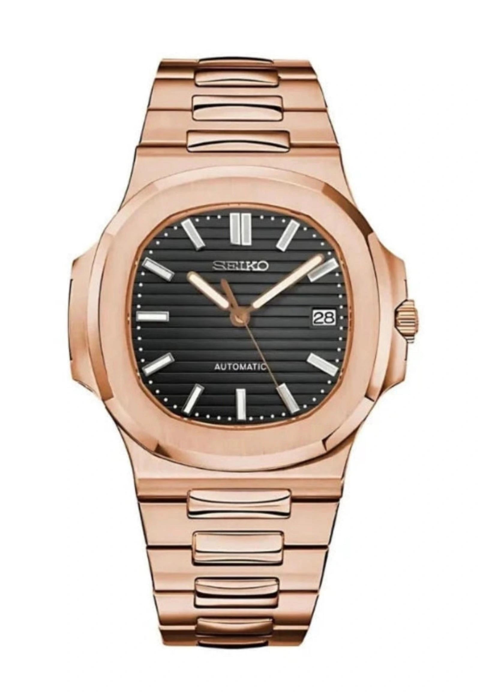 Hommage Nautilus Or Rose — Montre Seiko Automatique | BEIKO