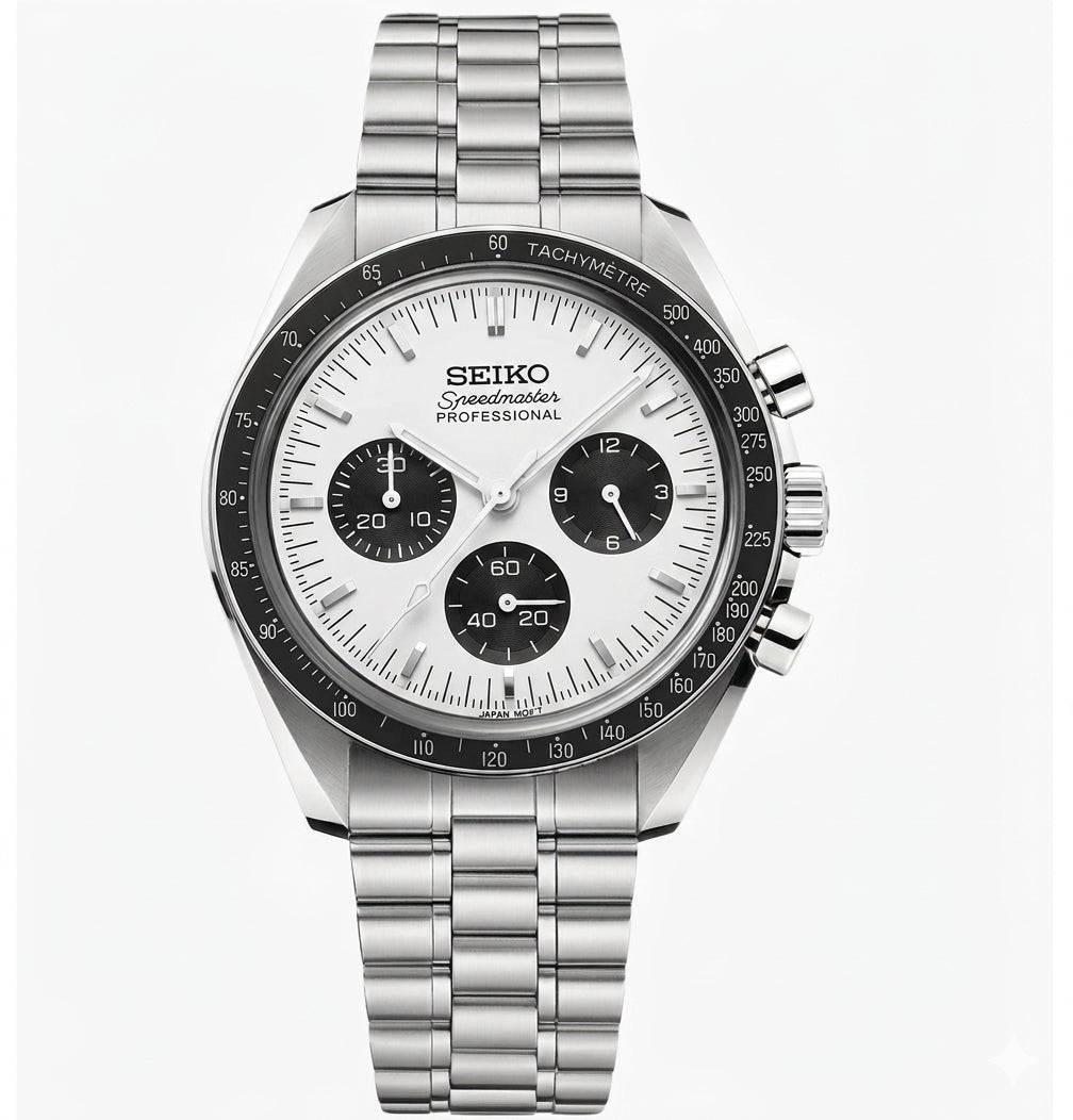 Hommage Speedmaster Panda — Montre Seiko quartz | BEIKO