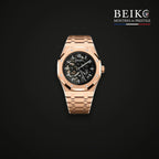 Seiko Mod octogonale or rose squelette - montre automatique de prestige pour homme