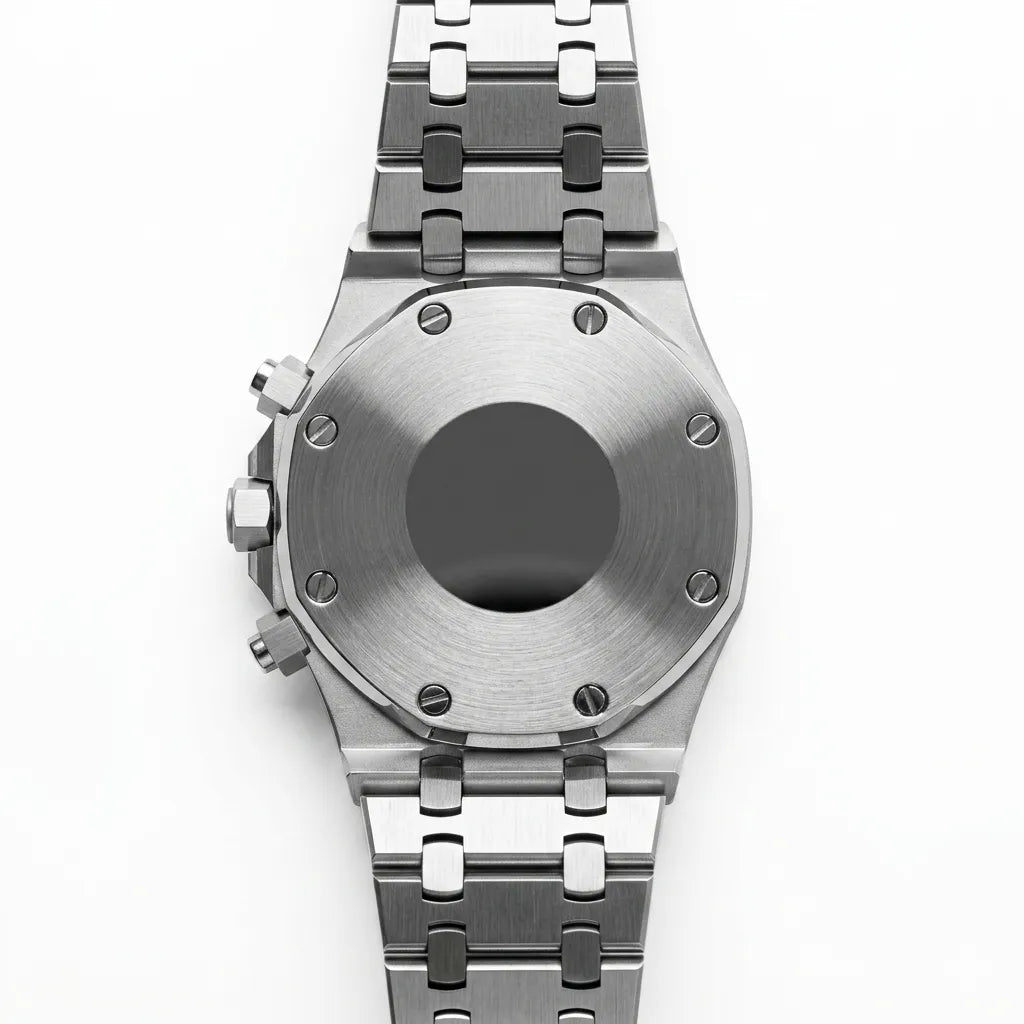 Seiko Mod Chronographe Octogonal Blanc