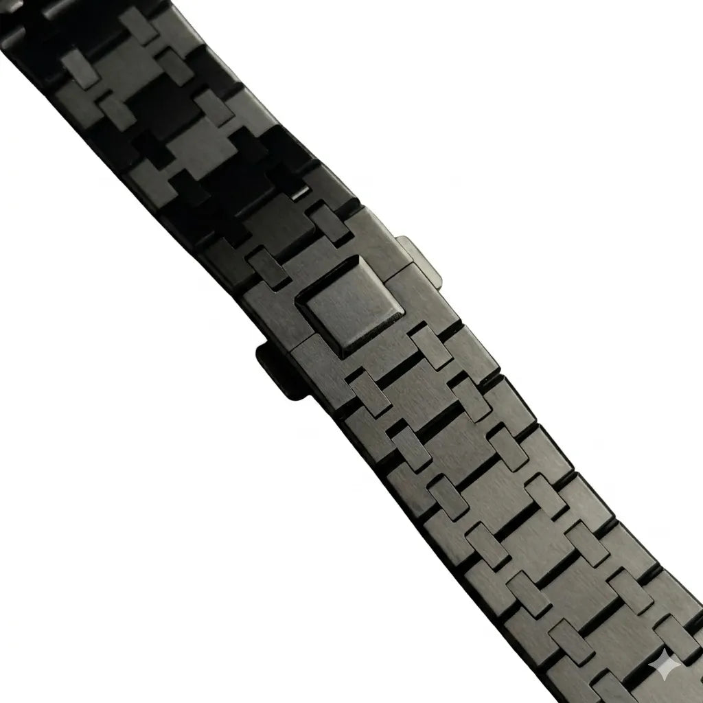Seiko Mod Squelette Octogonal Or Rose