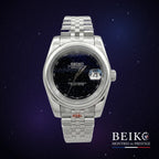 Seiko Mod Datejust, cadran galaxie édition spéciale galaxie — montre automatique NH35, verre saphir, boîtier acier, Beiko